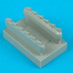 P-51D Mustang exhausts, 1/48 - Quickboost QB48 054