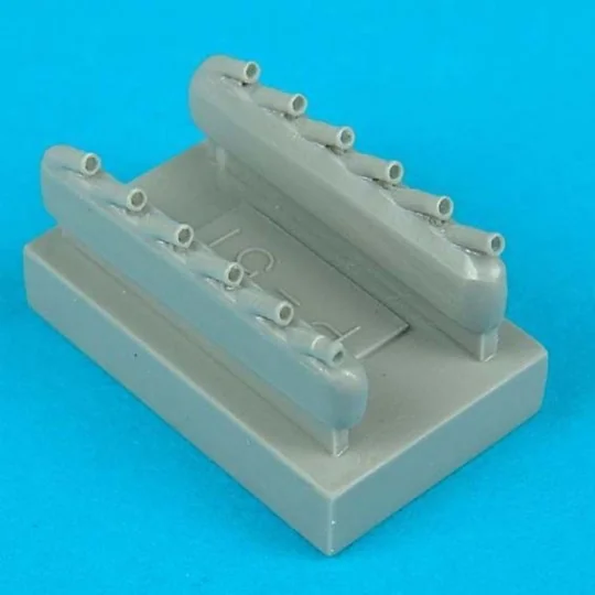 P-51D Mustang exhausts, 1/48 - Quickboost QB48 054