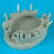 I-16 engine exhaust für Eduard Bausatz, 1/48 - Quickboost QB48 059