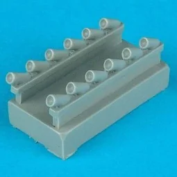 Spitfire F Mk. 22/24 exhaust für Eduard und Airfix Bausatz, 1/48 - ...