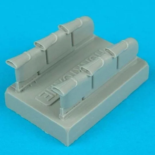 Hurricane Mk. I exhaust für Hasegawa Bausatz, 1/48 - Quickboost QB4...