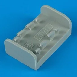 YAK-1 exhaust für Eduard Bausatz, 1/48 - Quickboost QB48 091