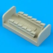 Bf 109G/K exhaust für FUJIMI Bausatz - Quickboost QB48 098