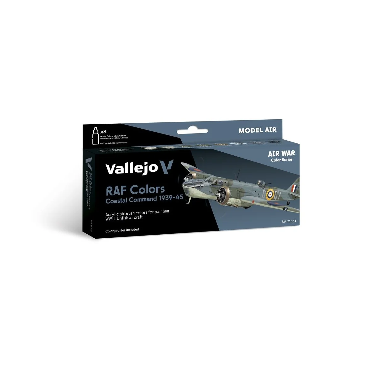 Model Air: Coastal Command 193945 18 ml - Vallejo 71148 Model Air: Coastal Command 193945 18 ml - Vallejo 71148