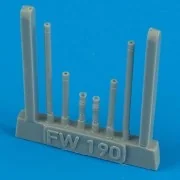 Fw 190A-8 gun barrels für Tamiya Bausatz, 1/48 - Quickboost QB48 109 Fw 190A-8 gun barrels für Tamiya Bausatz, 1/48 - Quickboost QB48 109