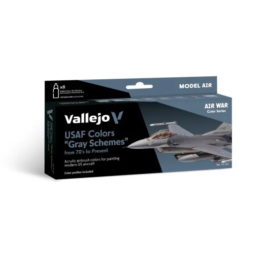 USAF Colors Grey Schemes from 70's to present 18 ml - Vallejo 71156