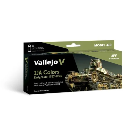 IJA Colors Early/Late 19371945 18 ml - Vallejo 71160 IJA Colors Early/Late 19371945 18 ml - Vallejo 71160