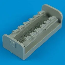 Bf 109F exhaust für Hasegawa Bausatz, 1/48 - Quickboost QB48 110