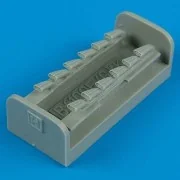 Bf 109F exhaust für Hasegawa Bausatz - Quickboost QB48 110