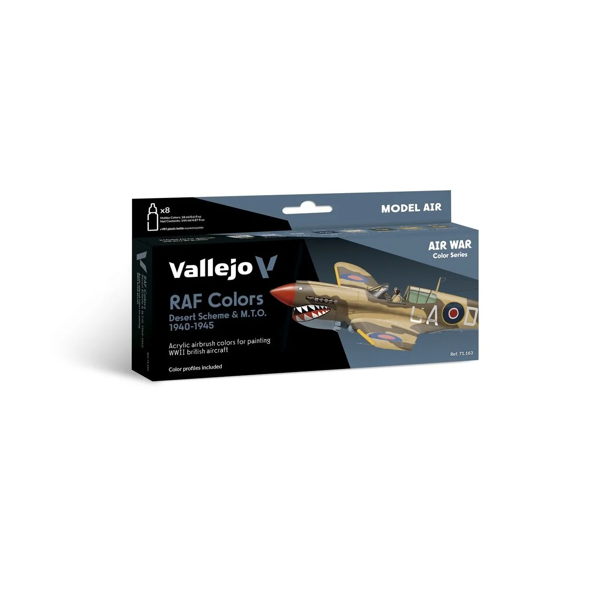 Model Air: WWII RAF Desert 19401945 18 ml - Vallejo 71163 Model Air: WWII RAF Desert 19401945 18 ml - Vallejo 71163