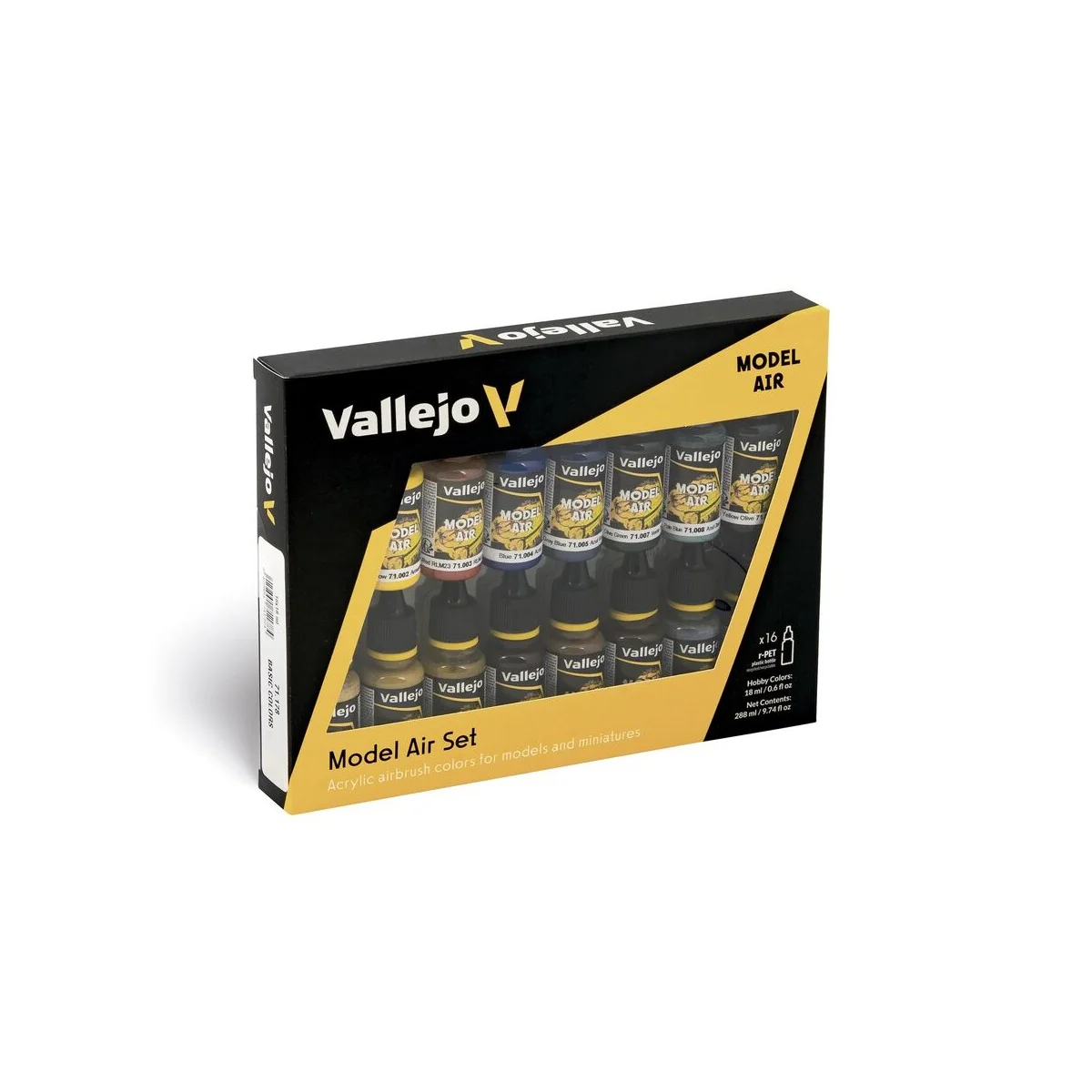 Model Air: Basic Colors 18 ml - Vallejo 71178 Model Air: Basic Colors 18 ml - Vallejo 71178