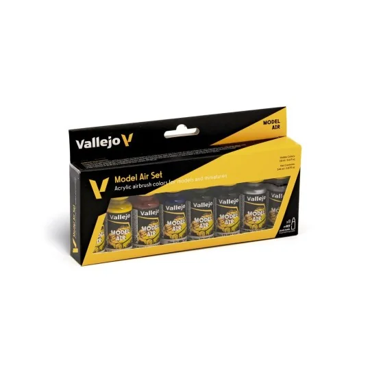 Model Air: Basic Colors 18 ml - Vallejo 71174 Model Air: Basic Colors 18 ml - Vallejo 71174