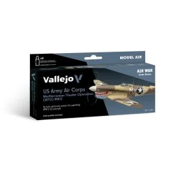 US Army Air Corps Mediterranean Theater Op. (MTO) WWII 18 ml - Vall...