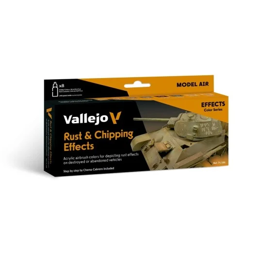 Rust & Chipping Effects 18 ml - Vallejo 71186 Rust & Chipping Effects 18 ml - Vallejo 71186
