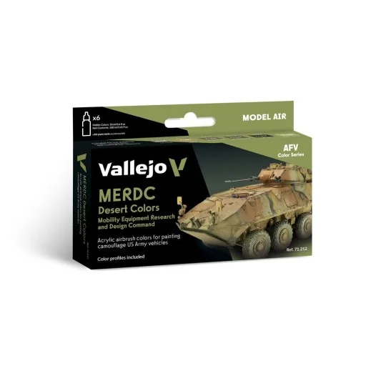 MERDC Desert Colors 18 ml - Vallejo 71212 MERDC Desert Colors 18 ml - Vallejo 71212