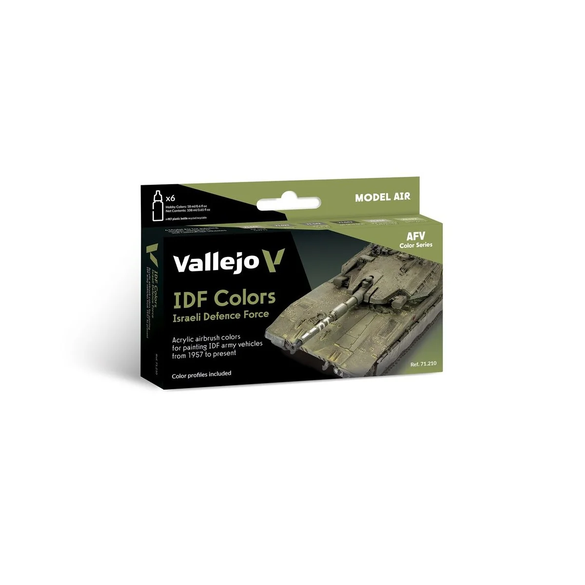 IDF Colors 18 ml - Vallejo 71210 IDF Colors 18 ml - Vallejo 71210