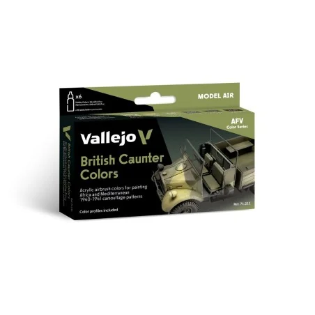 Model Air: British Caunter Colors 19401941 18 ml - Vallejo 71211