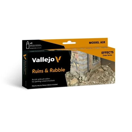 Model Air: Ruins & Rubble 18 ml - Vallejo 71214 Model Air: Ruins & Rubble 18 ml - Vallejo 71214