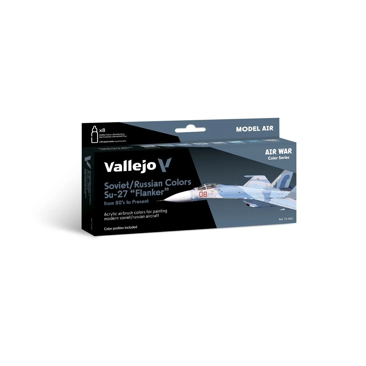 Soviet / Russian Colors Su27 Flanker from 80's to present 18 ml - V...