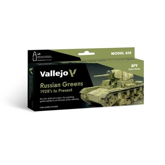 Model Air: Russian Greens 1928's to Present 18 ml - Vallejo 71613 Model Air: Russian Greens 1928's to Present 18 ml - Vallejo 71613