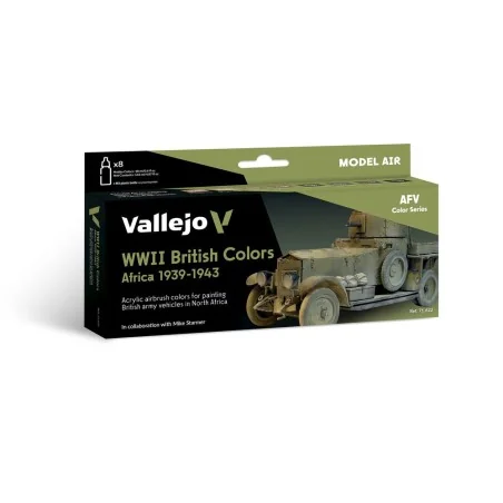 Model Air: WWII British Colors Africa 19391943 18 ml - Vallejo 71622