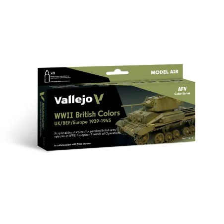 Model Air: WWII British Colors UK/BEF/Europe 19391945 18 ml - Valle...