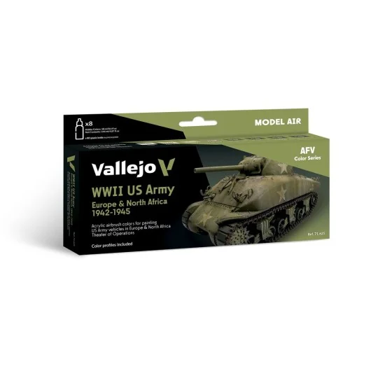 Model Air: US Army Europe & North Africa 19421945 18 ml - Vallejo 7... Model Air: US Army Europe & North Africa 19421945 18 ml - Vallejo 7...