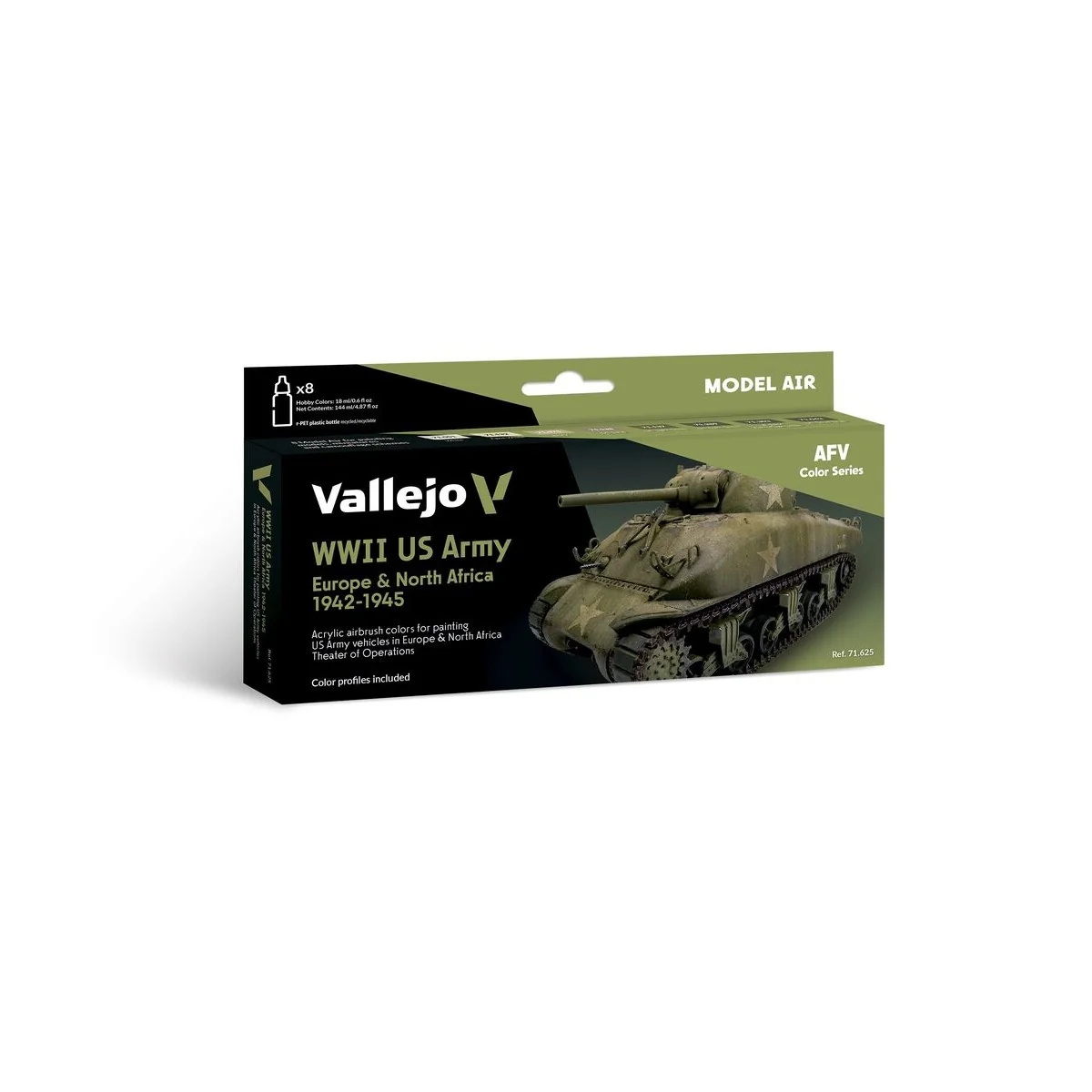Model Air: US Army Europe & North Africa 19421945 18 ml - Vallejo 7... Model Air: US Army Europe & North Africa 19421945 18 ml - Vallejo 7...