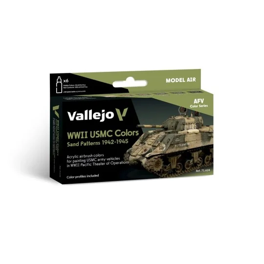 WWII USMC Colors Sand Patterns 19421945 18 ml - Vallejo 71624