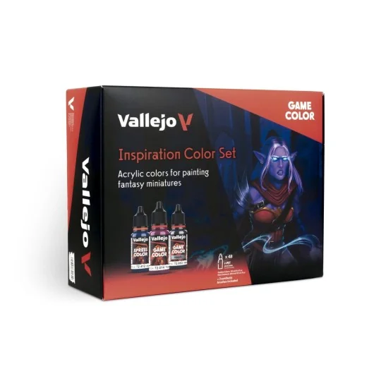 Game Color: Inspiration Color Set 18 ml - Vallejo 72182 Game Color: Inspiration Color Set 18 ml - Vallejo 72182