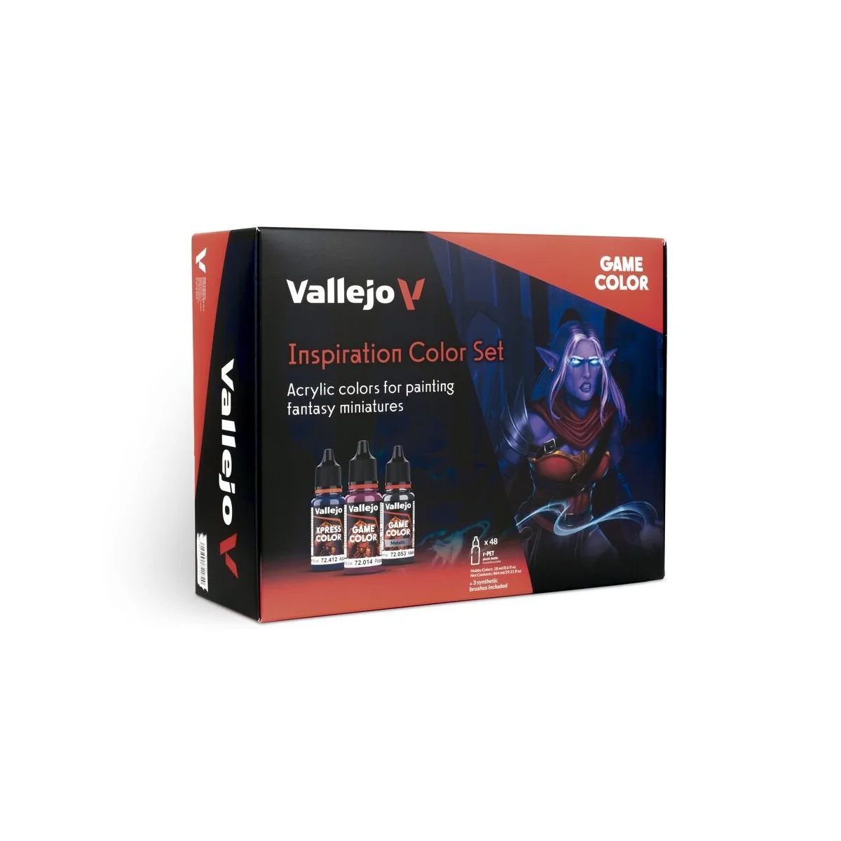 Game Color: Inspiration Color Set 18 ml - Vallejo 72182 Game Color: Inspiration Color Set 18 ml - Vallejo 72182
