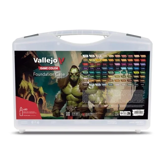 Game Color: Foundation Case. Includes 80 opaque colors 18 ml - Vall... Game Color: Foundation Case. Includes 80 opaque colors 18 ml - Vall...
