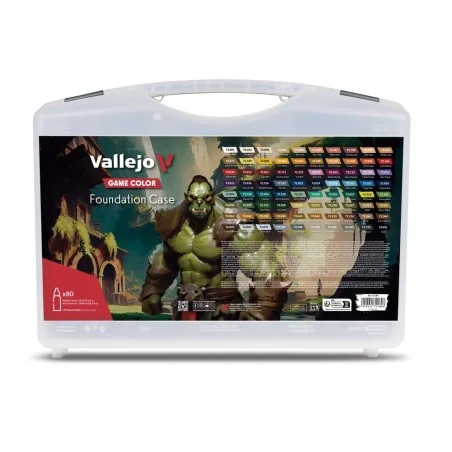 Game Color: Foundation Case. Includes 80 opaque colors 18 ml - Vall...