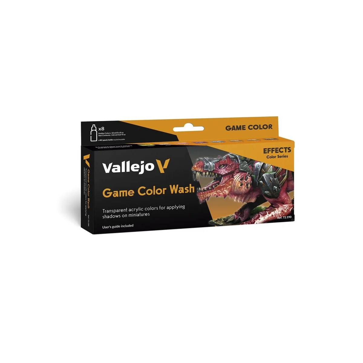 Game Color: Game Color Wash 18 ml - Vallejo 72190 Game Color: Game Color Wash 18 ml - Vallejo 72190