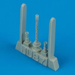 Ju 87B-2 gun barrels für Hasegawa Bausatz, 1/48 - Quickboost QB48 141