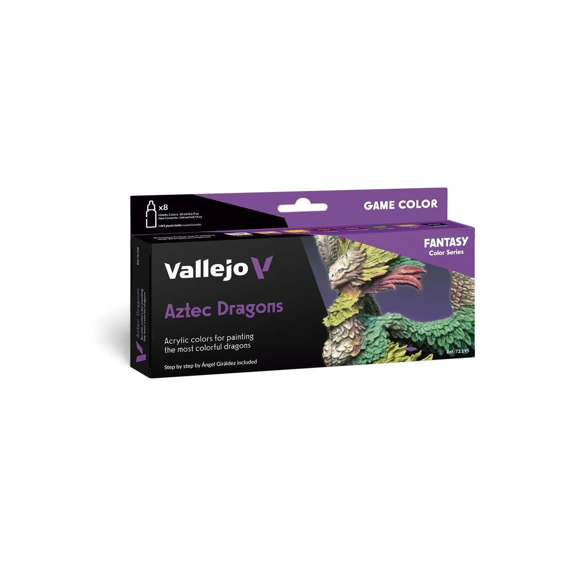 Game Color: Aztec Dragons 18 ml - Vallejo 72195 Game Color: Aztec Dragons 18 ml - Vallejo 72195
