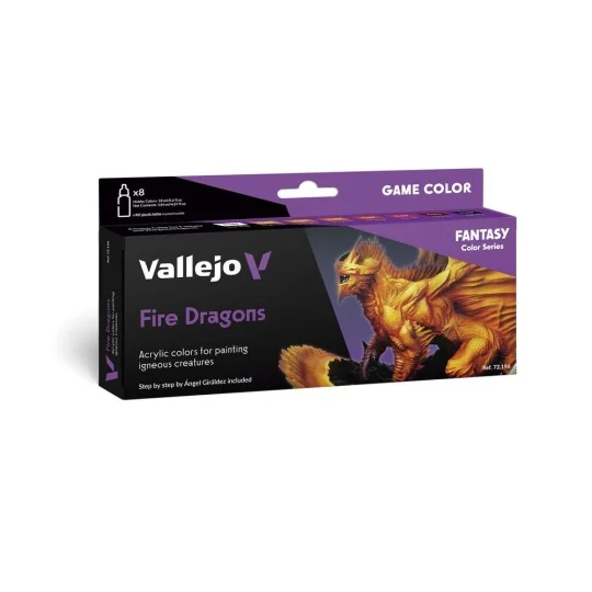 Game Color: Fire Dragons 18 ml - Vallejo 72196 Game Color: Fire Dragons 18 ml - Vallejo 72196