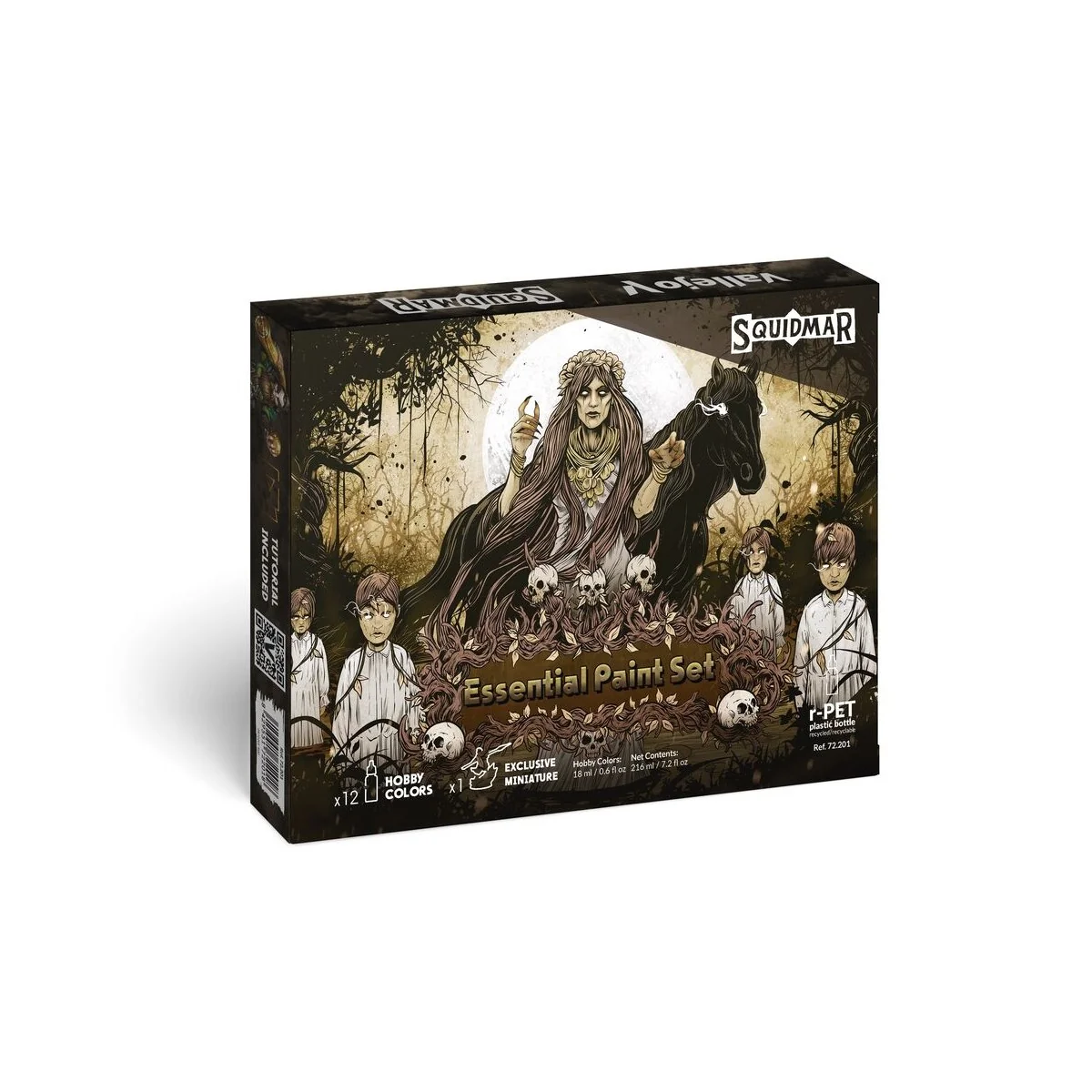 Essential Paint Set by Squidmar Miniatures 18 ml - Vallejo 72201