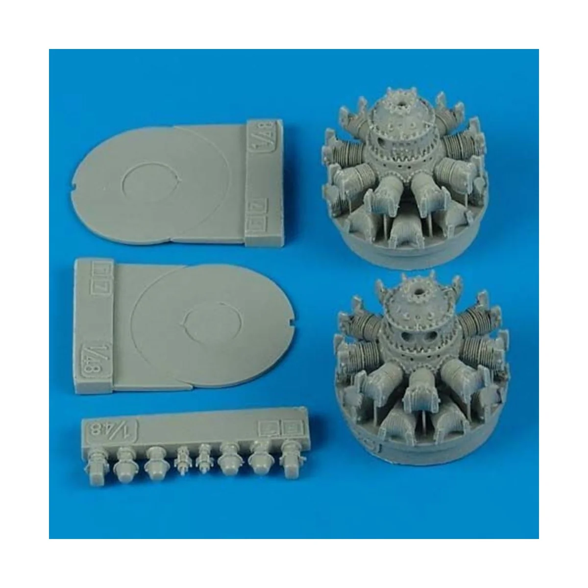 F7F Tigercat engines für Italeri Bausatz - Quickboost QB48 142