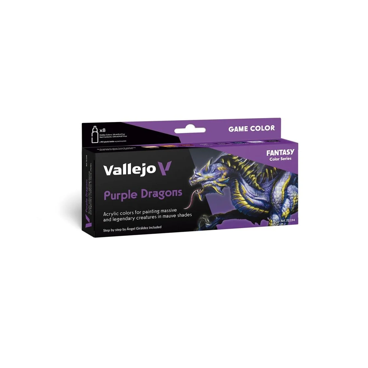 Game Color: Purple Dragons 18 ml - Vallejo 72194 Game Color: Purple Dragons 18 ml - Vallejo 72194