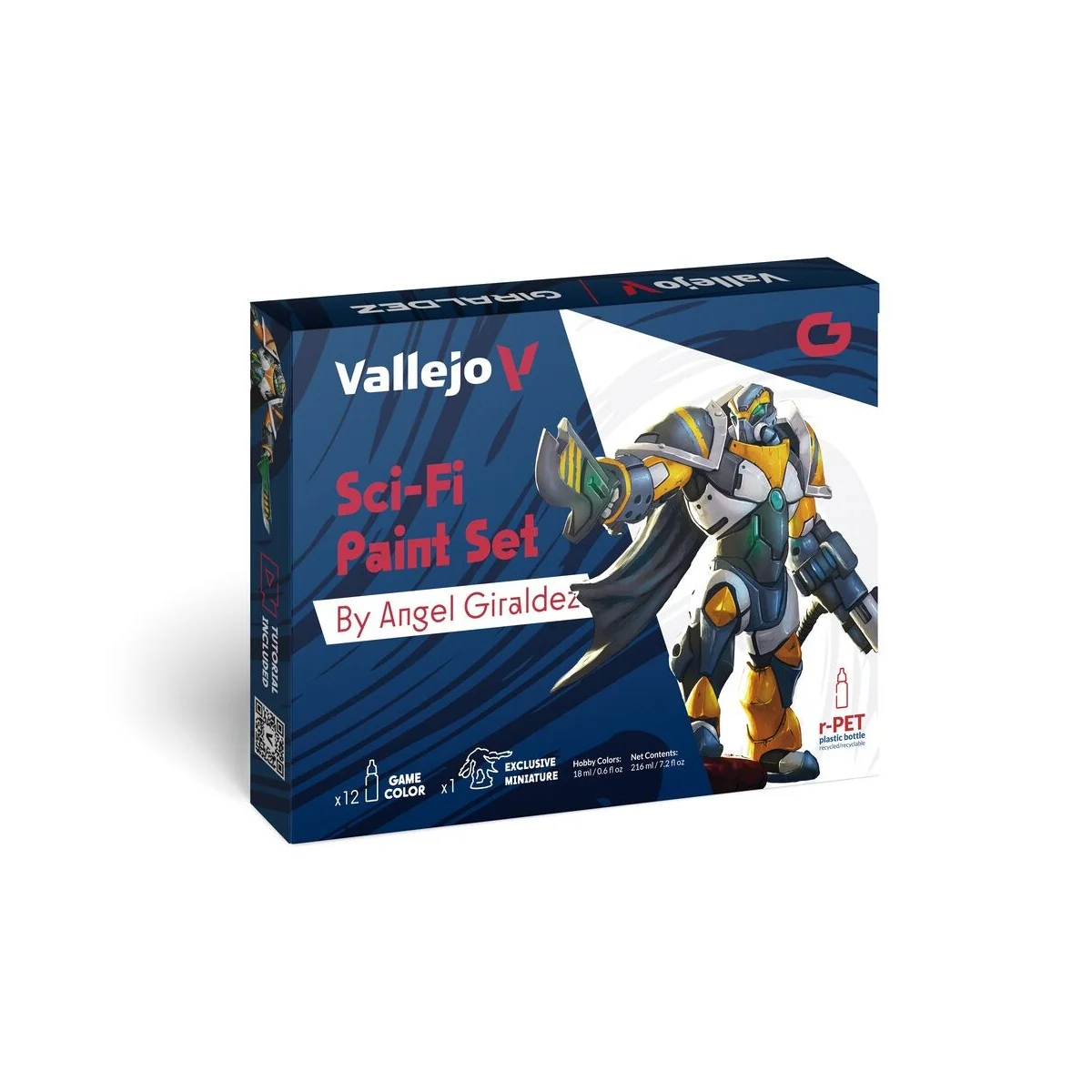 Game Color: SciFi Paint Set by Angel Giraldez 18 ml - Vallejo 72313 Game Color: SciFi Paint Set by Angel Giraldez 18 ml - Vallejo 72313