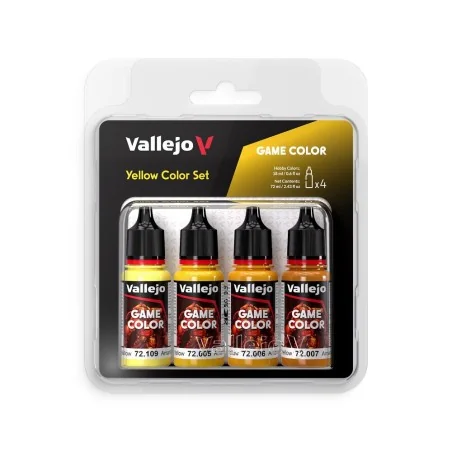 Game Color: Yellow Color Set 18 ml - Vallejo 72378