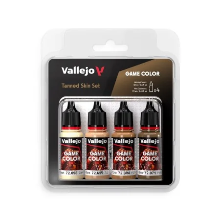 Game Color: Tanned Skin Set 18 ml - Vallejo 72380