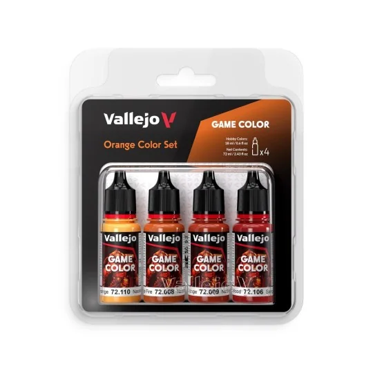 Orange Color Set 18 ml - Vallejo 72381