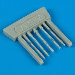 Bf 110E gun barrels für Eduard Bausatz, 1/48 - Quickboost QB48 143