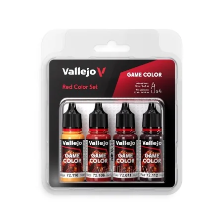 Game Color: Red Color Set 18 ml - Vallejo 72377
