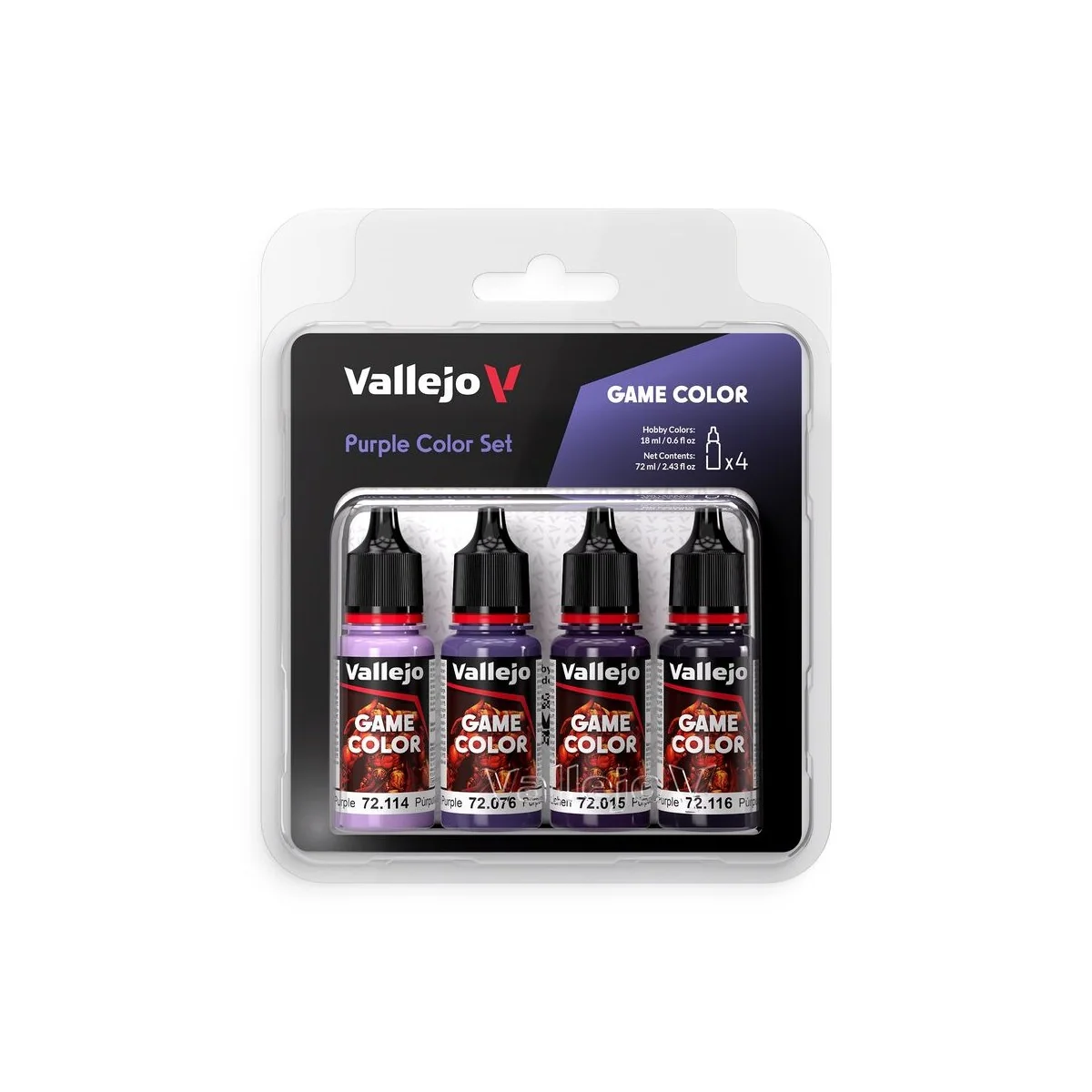 Purple Color Set 18 ml - Vallejo 72382