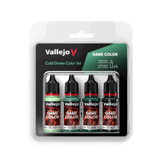 Cold green Color Set 18 ml - Vallejo 72383