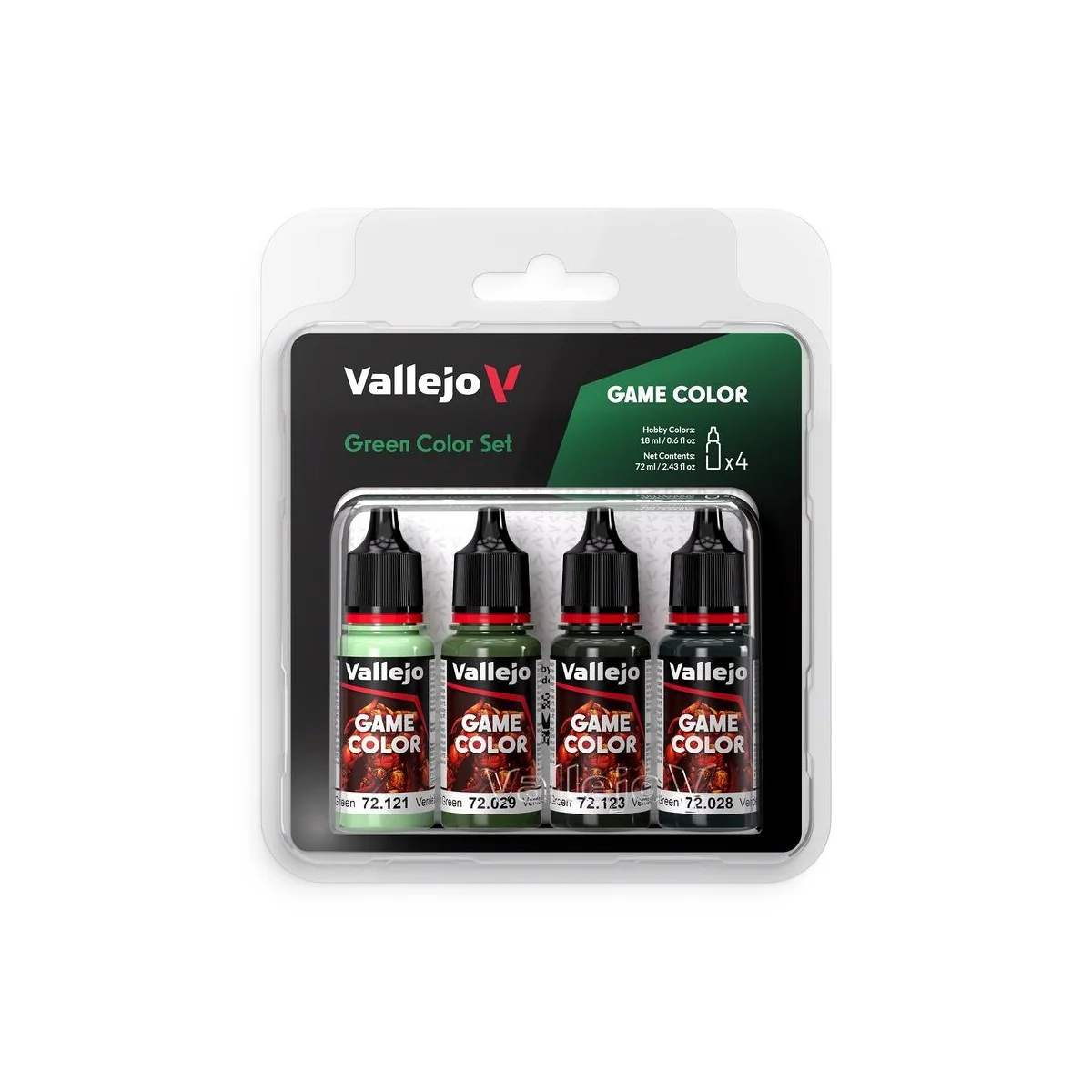 Game Color: Green Color Set 18 ml - Vallejo 72384