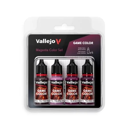 Game Color: Magenta Color Set 18 ml - Vallejo 72388